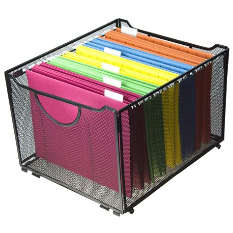 metal filing box with dividers|document storage box with dividers.